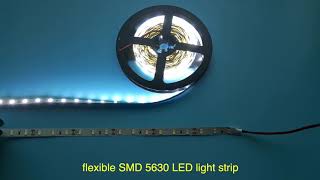 5 meters 300 LEDs white light 5630 LED strip  kutopcom [upl. by Ayvid565]