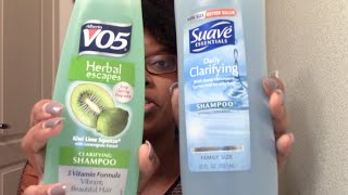 CLARIFYING SHAMPOOS V05 vs SUAVE [upl. by Ardnoek]