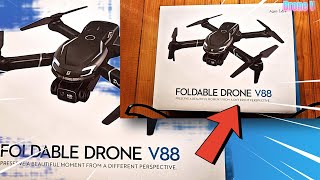 Unboxing and test Drone V88 with Ice Nima 4K UHD [upl. by Herrick]