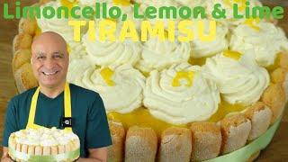 TIRAMISU Limoncello Lemon amp Lime  The Ultimate Dessert [upl. by Ecnesse]