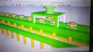 Rice bed dryer mixer partial assembly [upl. by Zita550]