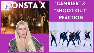 MONSTA X quotGamblerquot amp quotShoot Outquot Reaction [upl. by Dacia]