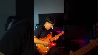 Casiopea Asayake Lead guitar Cover using Bacchus TAC24 guitar casiopea [upl. by Rajewski]