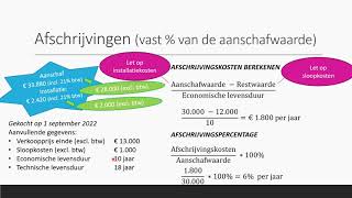 Afschrijvingen  Bedrijfseconomie  havo  vwo [upl. by Adnoral124]