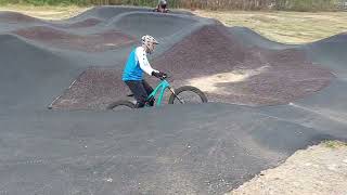 Thaden School pump track 11224 Bentonville [upl. by Tletski]