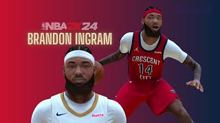 Brandon Ingram Face Creation NBA 2K [upl. by Ggerc]