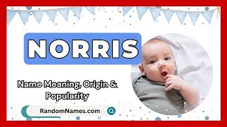 Norris  Baby Boy Name Meaning Origin amp Popularity  RandomNamescom [upl. by Kirbee]