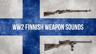 Gun soundsWW2 Finnish Weapons [upl. by Atterahs194]