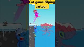 Cat game filping cartoon videos gaming shortsviral luckytiger [upl. by Lebasi]