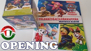 Panini Paw Patrol  Mancs őrjárat Felderítő Kölyökkutyák Display Doboz 50 Csomag  Opening [upl. by Erica]