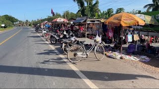 Phsar Kbal Khnal in Kampot Province Cambodia [upl. by Wilda]