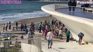 Benidorm Spain a video From Covid Days Unbelievable people s Are dancing after COVID [upl. by Rakso697]