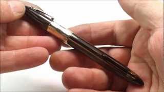 How To Service A Sheaffer Triumph Vac Filler Fountain Pen [upl. by Ecyt]