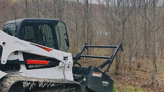 Bobcat T770 Forestry Mulching Timelapse [upl. by Durrell]