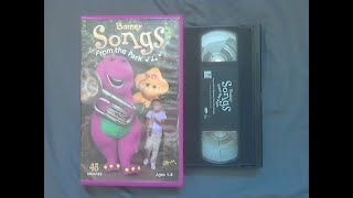 Barney Songs From The Park 2003 VHS [upl. by Anitnamaid877]