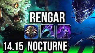 RENGAR vs NOCTURNE JGL  72 winrate 1013 Legendary  EUW Master  1415 [upl. by Polly]