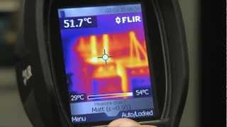 Spot Pyrometer versus Thermal Image [upl. by Adnawak]