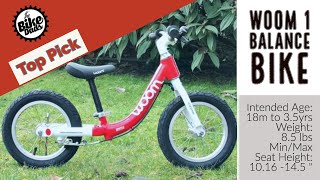 Woom 1 Balance Bike Review [upl. by Ellerahc337]