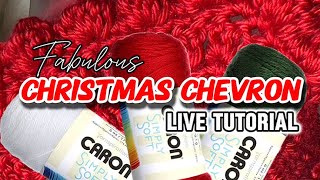 Christmas Chevron Blanket Live Replay [upl. by Ricki325]