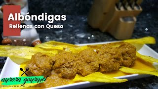 ALBÓNDIGAS DE CARNE RELLENAS DE QUESO Una Forma Diferente de Preparar Albóndigas Receta Casera [upl. by Pryce]