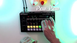 Roland MC101 ElectroItaloDisco Jam  quotPew Pewquot [upl. by Hearn204]