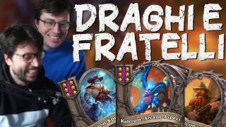 DRAGHI E FRATELLI  Hearthstone Battlegrounds Ita [upl. by Dorsy]