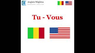 Les pronoms personnels en bambara et en anglais anglaisfacile english bamanankan [upl. by Romie]