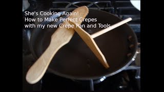 Using my Crepe making tools to make perfect crepes [upl. by Shlomo395]