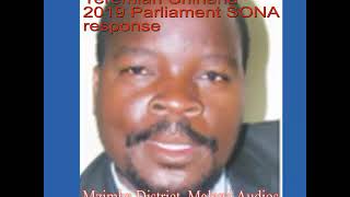 Yeremiah Chihana Mzimba North MP speech in Malawian Parliament 2019 [upl. by Einor]