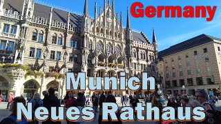 Munich Neues Rathaus and nearby streets [upl. by Indnahc]