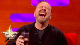 Ricky Gervais On His Iconic Golden Globe Speeches  The Graham Norton Show [upl. by Narik]