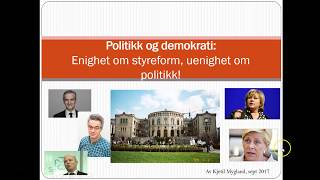 Politikk og demokrati samfunnsfag vg1 [upl. by Lamrouex]