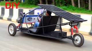 I Made a Solar Electric Car at Home [upl. by Kling652]