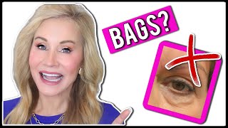 REMOVE UNDER EYE BAGS IN 3 MINUTES  MY NEWEST FIND [upl. by Jehias268]