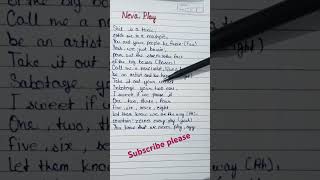 Megan Thee Stallion amp RM of BTS Neva Play lyrics video part 2rmrmbtsnevaplaylyrics [upl. by Selda]