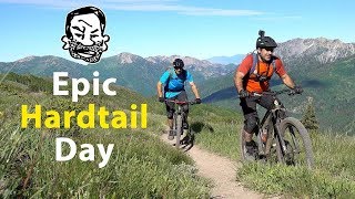 Epic First Ride on my Hardtail with Eric Porter [upl. by Nacim873]