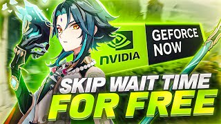 HOW TO SKIP GEFORCE NOW WAIT TIME WORKING 2024 [upl. by Maiah]