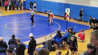 Casey vs Plainfield Central SPC Conference 5th place bracket 1st rd 113lb Varsity [upl. by Zohar]