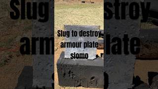 Want to Destroy Armour Plate Watch This 375 HampH 300 grn amp 12 gauge slug Experiment [upl. by Sheba]