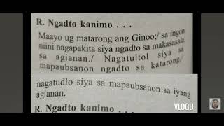 Ngadto Kanimo O Ginoo akong gibayaw ang akong kalag [upl. by Enahsal]