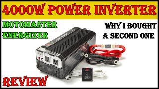 Best 4000w Power Inverter For Off Grid Cabins  MotomasterEnergizer Brand [upl. by Artenehs173]