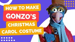 THE MUPPET CHRISTMAS CAROL COSTUME I RECREATED GONZOS COSTUME THE MUPPETS  JustinTalksPuppets [upl. by Notlem]