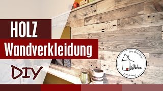 Holz Wandverkleidung DIY und ein mysteriöses Paket [upl. by Gamal]