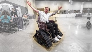 Trying All The New Wheelchair Technology At The Chicago Abilities Expo [upl. by Ahsuatan]