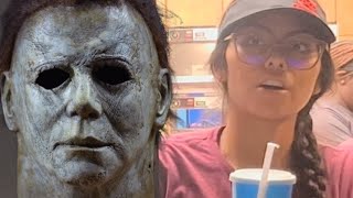 Michael Myers Drive Thru Prank… [upl. by Arac765]