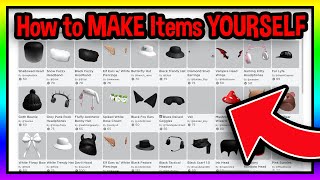 How to MAKE Avatar Shop items in Roblox  UGC Community Creations [upl. by Novy]