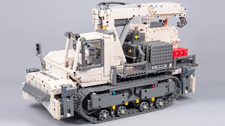 I made a TRACKED CARRIER with the LEGO Set 42100 Liebherr R9800 [upl. by Marcell]