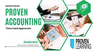 Proven Learning Series Timecard Approval in Proven Accounting [upl. by Zelde]