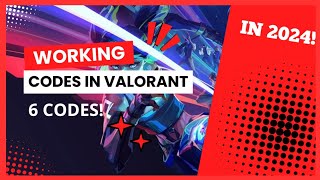 All WORKING CODES in Valorant 2024 6 VALID CODES [upl. by Nennarb]