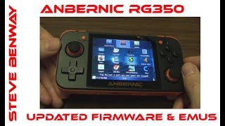 Anbernic RG350 Update New firmware amp emulators [upl. by Aisek]